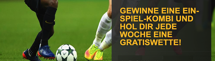 Wöchentlich eine Freebet bei Betfair abstauben – mit Ein-Spiel-Kombiwetten!