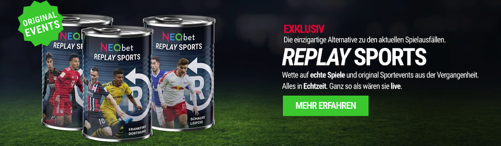 NEO.bet Replay Sportwetten