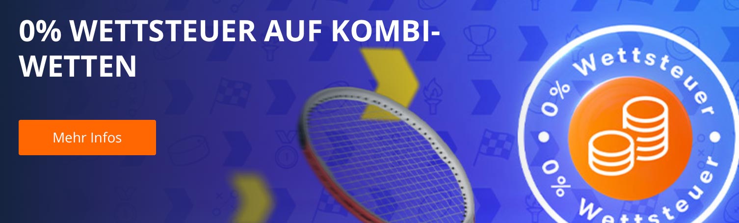 Betsson: Kombiwetten ab sofort steuerfrei!