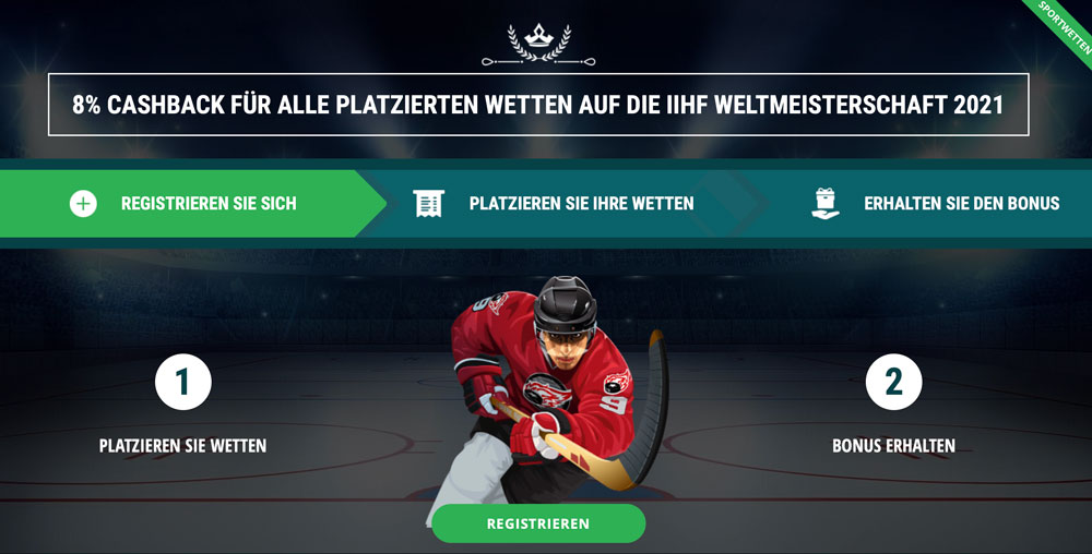 22bet Eishockey WM Cashback