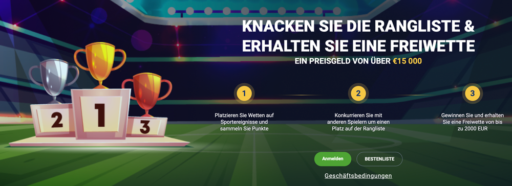 20Bet: Einzigartiges Wett-Turnier während der EM