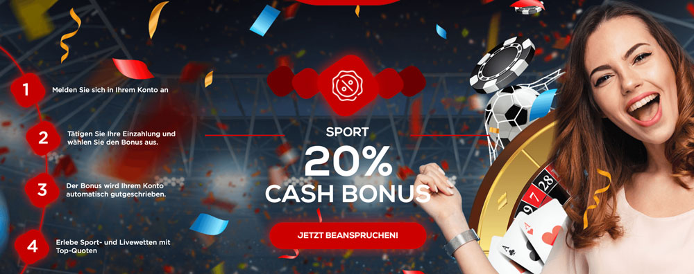 Tipbet 20% Cashback Bonus