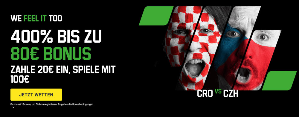 Unibet Bonus 400 Prozent