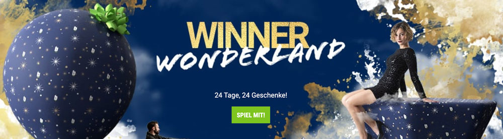 Bet-at-home: Advents-Bonus nutzen beim Winner Wonderland