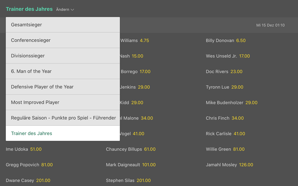 bet365 NBA Spezialwetten