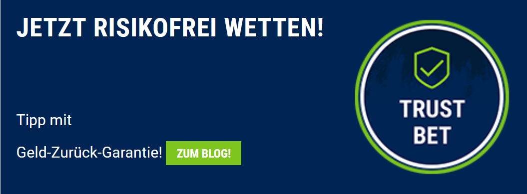 Bet-at-home: Jetzt risikofrei für 11 Euro wetten mit der TrustBet